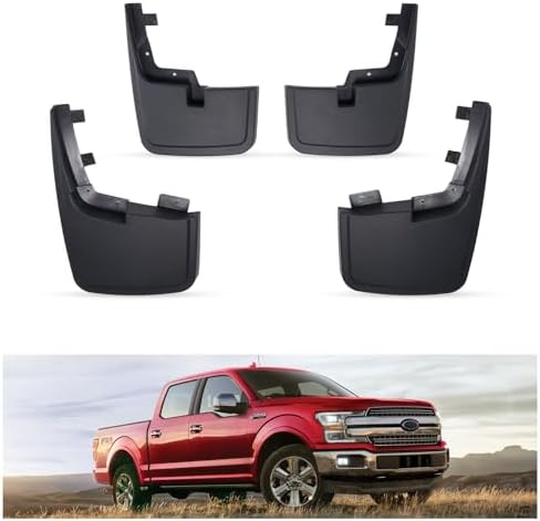 Kiwi Master No Drill Mud Flaps for 2015-2020 Ford F-150 Without Fender