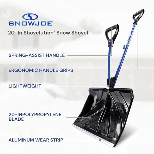 Snow Joe Shovelution Snow Shovel with Spring-Assist Handle, SJ-SHLV20.