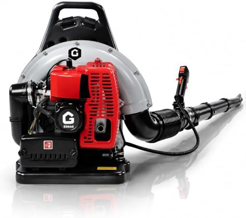GarveeTech 62CC Gas Backpack Leaf Blower, 880CFM 320MPH for Yard Care