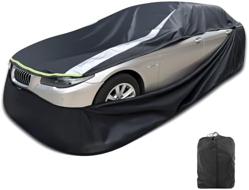 Full Enclosed Larger SUV/MPV Car Cover Universal Fit for Tahoe,Sienna,BMW X7/XM,Audi Q6/Q7,GLS/EQS,Yukon,Lexus LX/TX,GL8,Odyssey,Ford Flex,Dodge Durango,Infiniti QX60/80,Volvo EM90,Pacifica