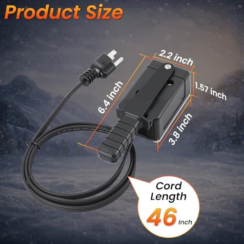 1155 1155X Magnetic Engine Block Heater, 120V 200W Oil Pan Heater