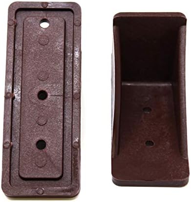 JSP Manufacturing V2-MINI Roof Guard Snow Guard Prevent Sliding Ice Snow Stop Buildup Plastic Multipack-Multicolor (1, Brown)