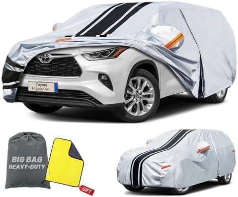 SUV Car Cover Custom Fit for Toyota Highlander (2001-2026)