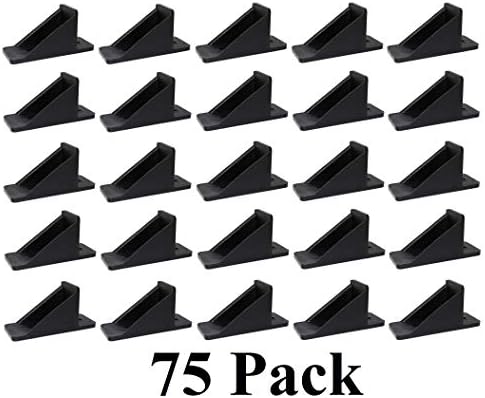 JSP Manufacturing V2-MINI Roof Guard Snow Guard Prevent Sliding Ice Snow Stop Buildup Plastic Multipack-Multicolor (75, Black)
