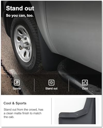 Kiwi Master Mud Flaps for 2007-2013 Chevy Silverado 1500/2500/3500
