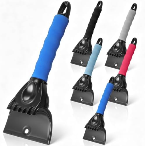 Uiifan 6 Pack Ice Scrapers for Car Windshield Ice Scraper