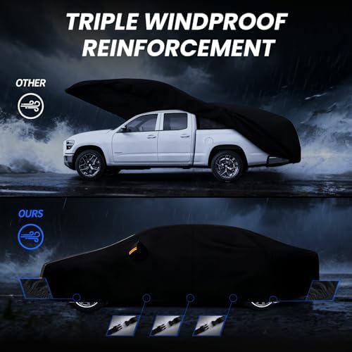 Multi-Layer Car Cover Custom Fit for Acura TLX(2014-2026), 100% Waterproof All Weather for Automobiles, Gift with Towel, Heavy Duty Car Covers for Rain Sun UV Protection with Door Zipper