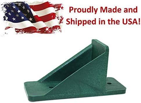 JSP Manufacturing V2-MINI Roof Guard Snow Guard Prevent Sliding Ice Snow Stop Buildup Plastic Multipack-Multicolor (100, Green)