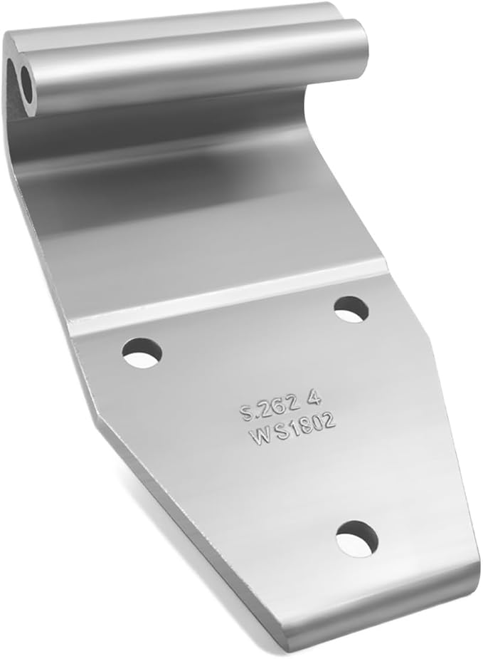 HS1802 S2624 Commercial Vehicle Three-Hole Door Hinge - 7.08x3.85x2.48in, Φ0.33, Heavy-Duty Steel, for Trucks & Buses - Durable & Precision-Made