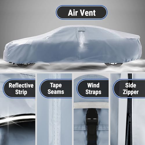 iCarCover Car Cover All Weather for 1960-1966 Ford Falcon Ranchero