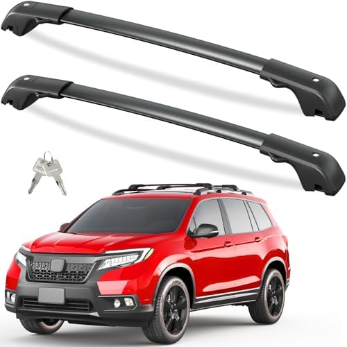Tuyoung 300lbs Lockable Roof Rack Cross Bars for Honda Passport 2019-2025