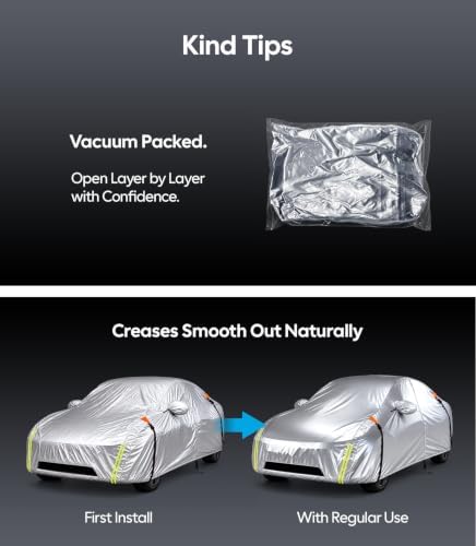 Wigoo Tesla Model S Car Cover 2012-2026, Waterproof All-Weather Protection