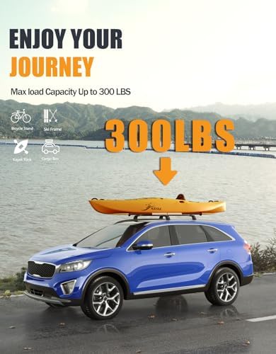 KINGGERI 300lbs Roof Rack Cross Bars for KIA Sorento 2016-2020