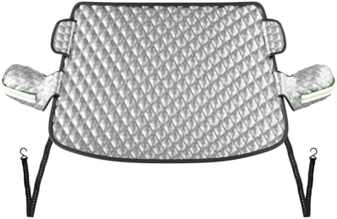 Windshield Cover for Ice and Snow, Thick Padded Graphene, S