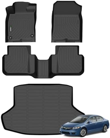 ANBINGO® Floor Mats & Cargo Liner for Civic Si & Sedan 2006-2011