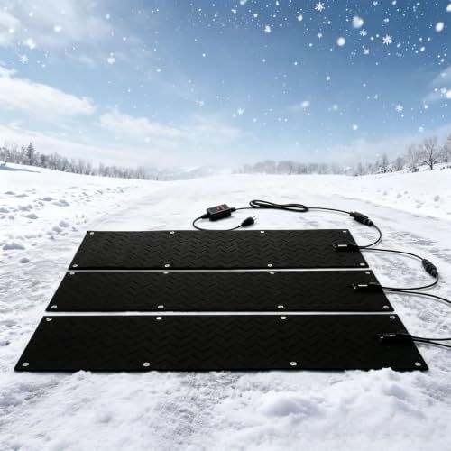 Snow Melting Mat,Snow and Ice Melting Pad for Roof Stairs Walkway Garage