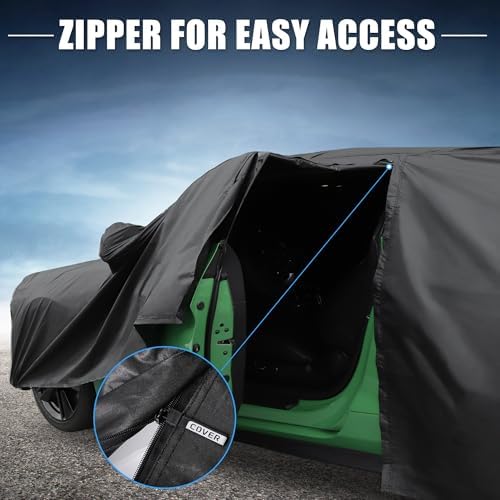 X AUTOHAUX Waterproof Full Car Cover for Kia Soul 2009-2025 210D-PU
