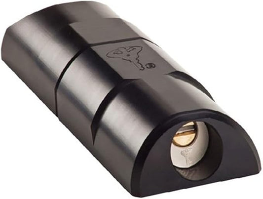 ArmaDLock - sliding door lock - universal anti-theft device for vans and commercial vehicles | Dimensions: 15.5 x 6.4 x 3.2 cm | Material: high-precision aluminum