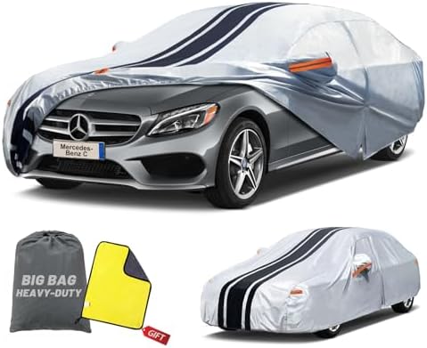 Car Cover Custom Fit for Mercedes Benz C-Class C300/C250/C43 Sedan