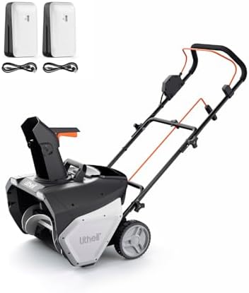 Litheli Cordless Brushless Snow Blower, 20'' 40V Electric Snow Thrower for Driveways, 4.0Ah Battery Included