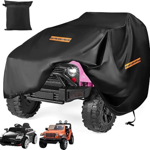 Kids Ride On Car Cover for Huffy Ford Raptor 2-Seater Ride-On 2024-2026, Water Resistant Outdoor Protection Cover for Electric Ride On Toys, Dust Resistant Shelter