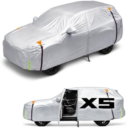 Wigoo BMW X5 Car Cover 2007-2026, Waterproof All Weather Protection