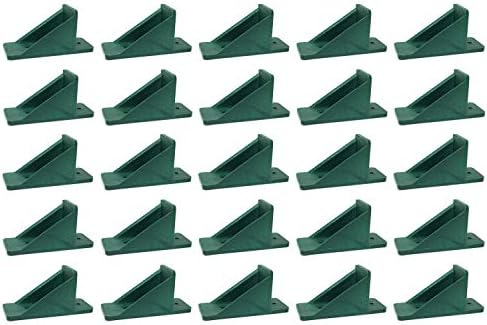 V2-MINI Roof Guard Snow Guard Prevent Sliding Ice Snow Stop Buildup Plastic Multipack-Multicolor (25, Green)