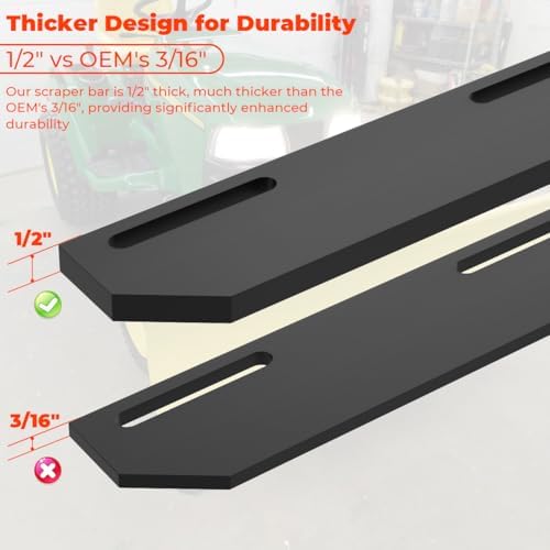 Poly Cutting Edge for John Deere 46 Inch Snow Plow Replaces M72122
