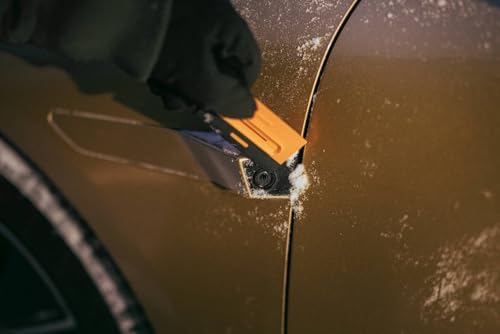 Fiskars Plus Car Snow Brush and Ice Scraper 2 Brush Zones