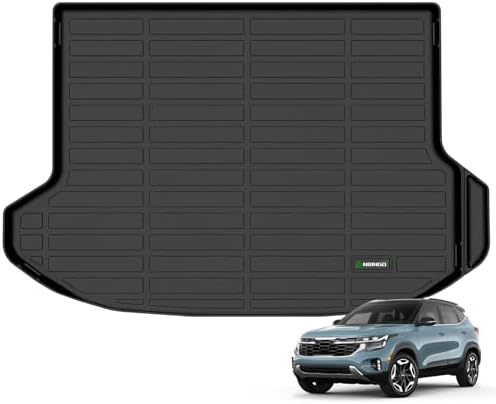 ANBINGO® Cargo Liner for KIA Seltos 2024 2025 2026 TPE All Weather Car Mats Waterproof Non-Slip Mat Full Sets, 2024 2025 2026 Seltos S/LX/EX/X-Line, (Only for U.S.A. and Canada Seltos)