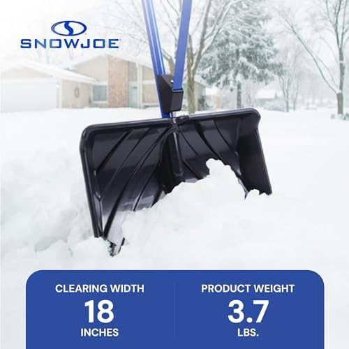 Snow Joe Snow Shovel with 18-Inch Blade and Assist Handle, SJ-SHLV01