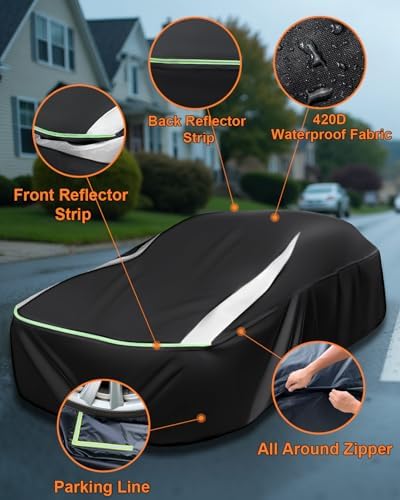 Full Enclosed Truck Cover Waterproof All Weather fit Length 226-240 inch