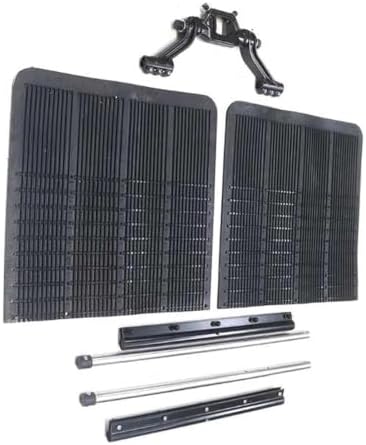 2" Hitch Mounted Adjustable Mud Flaps Removable Stainless Steel Universal