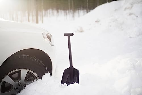 Fiskars Car Snow Shovel, Length: 63 cm, Glass Fibre-Reinforced Plastic