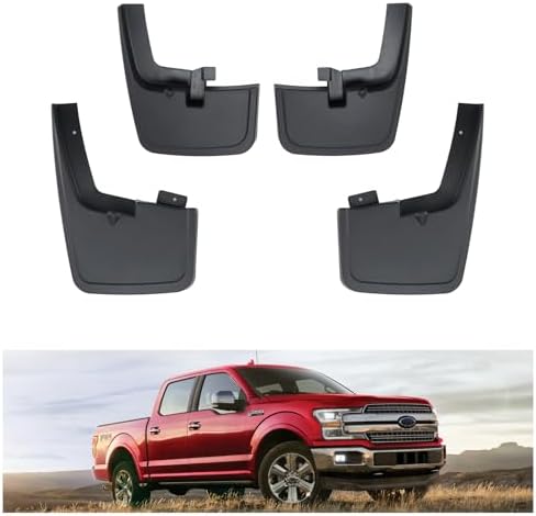 Kiwi Master No Drill Mud Flaps for 2015-2020 Ford F-150 with Fender