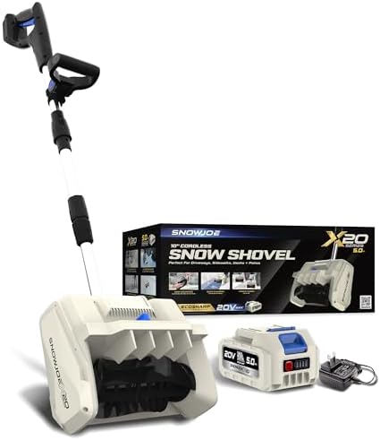 Snow Joe Cordless Electric Snow Shovel with Adjustable Handle, X20-SNOW-5A