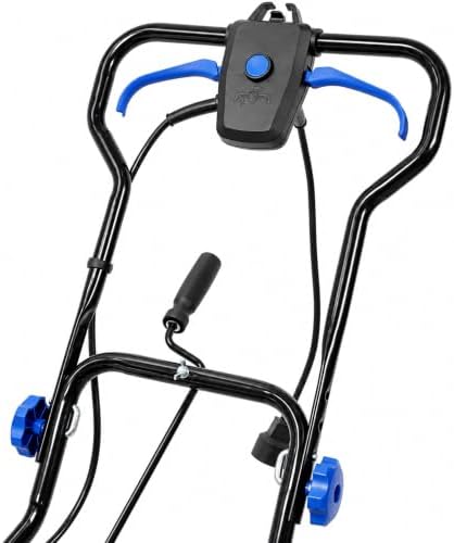 Corded Electric Snow Thrower, 20 Inch 15 Amp, 30 Ft Throwing, 180° Chute, 3100 RPM Auger, 10 Inch Clearing Depth, 120V/60Hz Power, Driveway, Sidewalk and Patio Snow Removal (Blue)