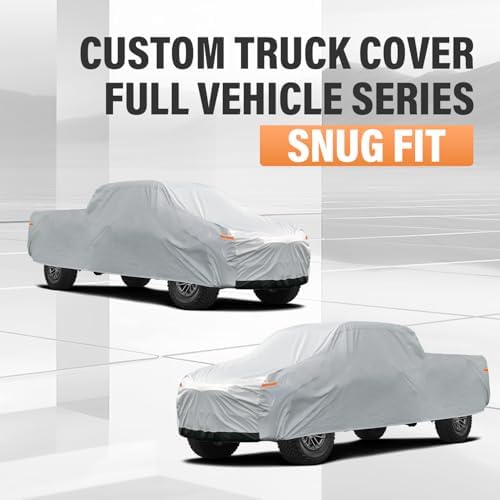 Kayme Truck Cover Waterproof All Weather See Vehicle Size Chart, Size T2