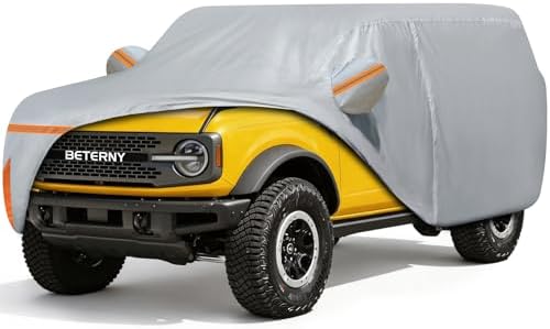 Waterproof Custom-fit Car Cover for 2021-2025 Ford Bronco 4 Door