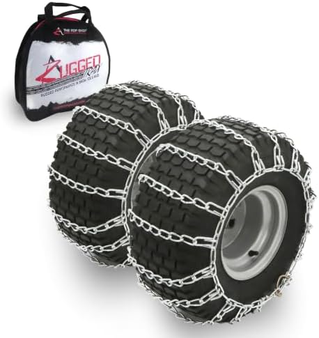 The ROP Shop Pair of 2 Link Tire Chains 13x4.8x8