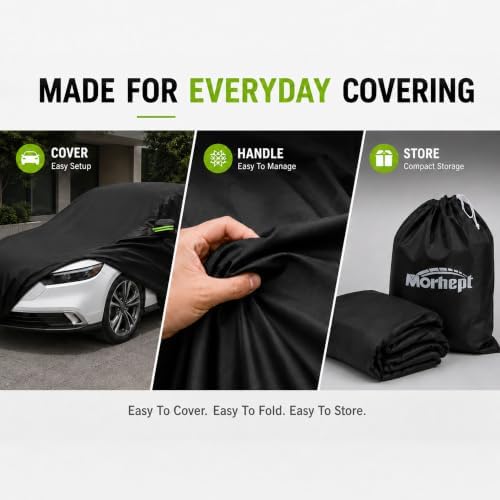 Sedan Car Cover Waterproof Outdoor Cover Fits 186-193 Inch
