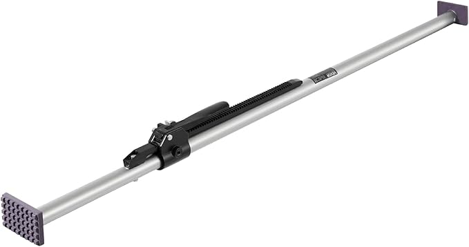 VEVOR Cargo Bar, Cargo Bar Adjustable from 59" to 73", Heavy-Duty Steel Cargos Stabilizer with Non-Slip Foot Pads, Telescoping Load Lock Bars Stop Sliding for Pickup Truck