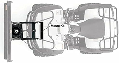 WARN 70737 ATV Center Plow Mounting Kit , Black