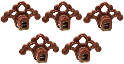 Plastic Roof Ice Guard Snow Guard Snow Stops for Standing Seam Metal Roofing - Multi-Color/Multi-Pack Listing (5, Bronze)