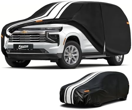 Kayme Heavy Duty Car Cover Custom Fit for Chevrolet Tahoe (2000-2026)