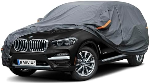 GUNHYI Premium Car Cover Custom Fit BMW X3/X3 M (2003-2026), 16 Layers Heavy Duty Car Cover Waterproof All Weather with Zipper Door for Sun Rain Snow Dust Uv Protection