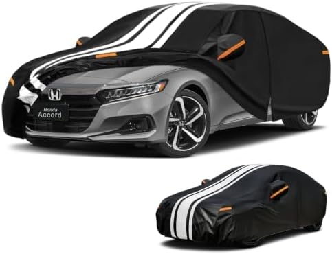 Kayme Honda Accord Car Cover Waterproof All Weather for Automobiles