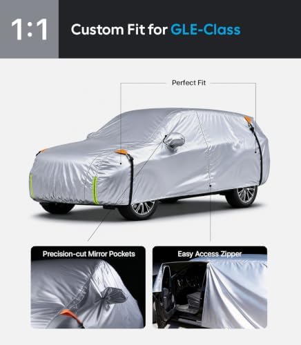 Wigoo Mercedes-Benz GLE-Class Car Cover 2016-2026, Waterproof All Weather