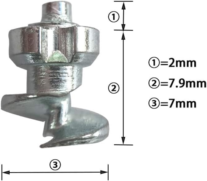 200PCS 9.9mm Tires Studs/Screw Snow Carbide Spikes/Wheel Tyres Studs for Racing car,Bicycle,Bike,Fat Bikes, Scooters Tires,Running Shoes Boots in Winter