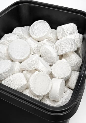 Bangerz Sunz Snow & Ice Melt Tablets 14lb, Roof Melt 60 Tablets, Calcium Chloride Pucks for Roofs and Gutters, Ice Dam Remover, Roof Deicer Tablets
